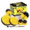 Drill Brush Power Scrubber By Useful Products 5 in W 7 in L Brush, Yellow Y-542OMS-2L-7X-QC-DB - alternate 1